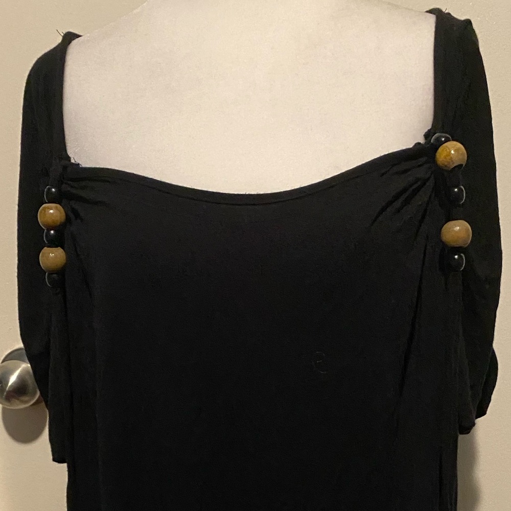 MXM BEADED BOHO STYLE TOP - Picture 3 of 12